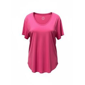 Women’s Scoop Neck Short Sleeve Tee - Hot Pink